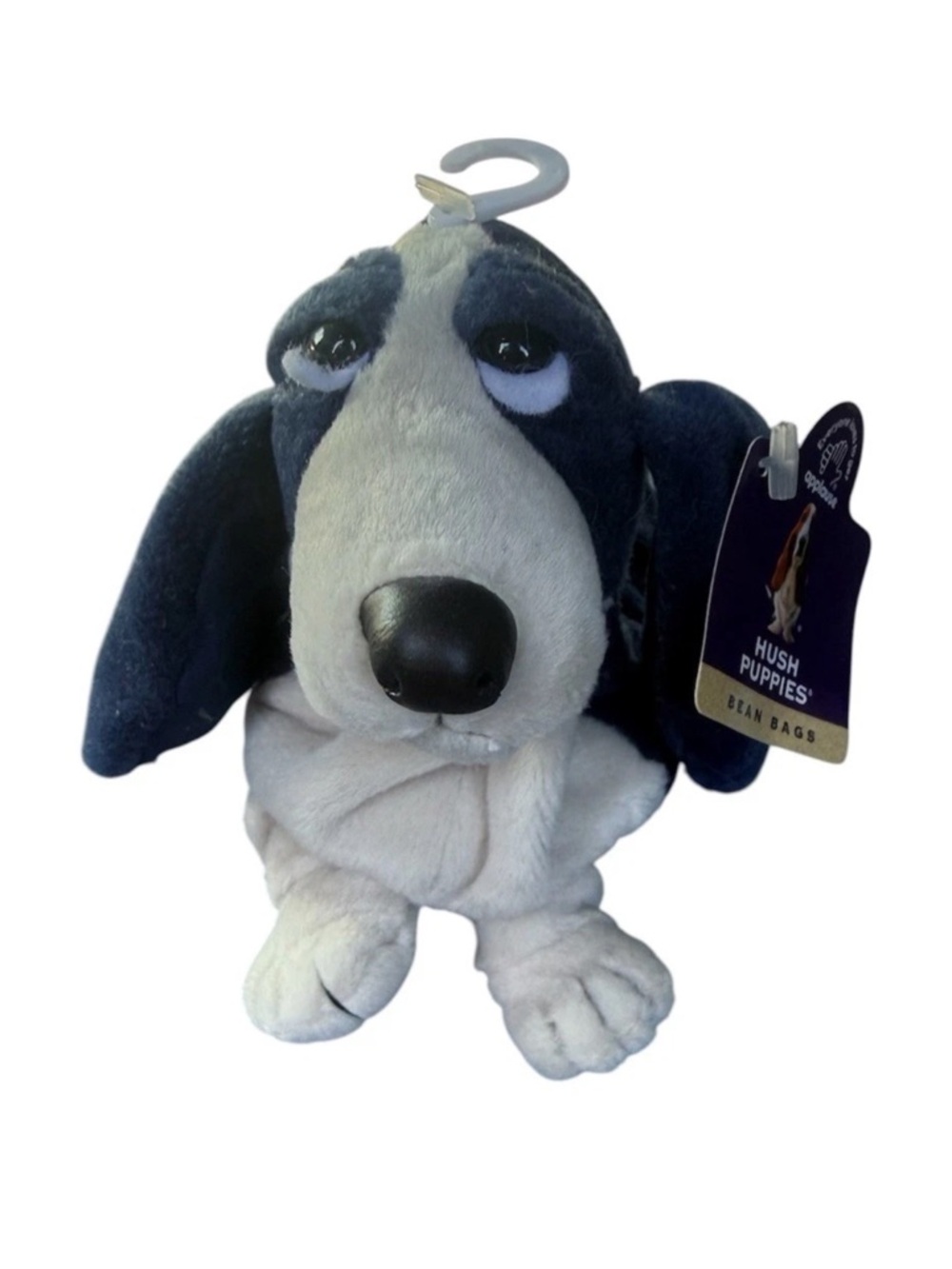 Vintage Hush Puppies Basset Hound Blazer Blue Applause Plush Beanbag NWT